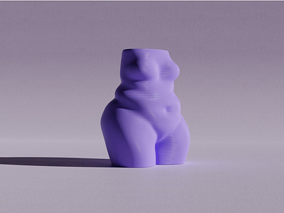 BOOTI | 3D render of a 3D printed Vase