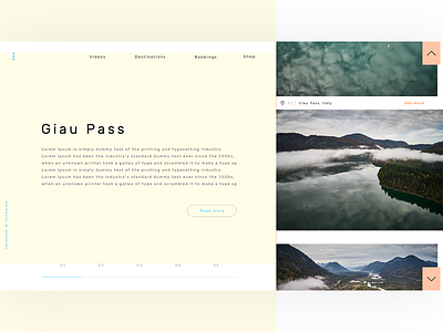 Travel ui ux web