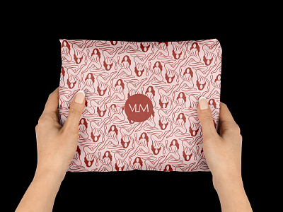 Viva La Manika - Packaging Wrap fashion illustration no issue packaging pattern design viva la manika wrap