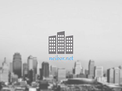 Neibor.net Logo apartment logo design logo illustrator logo logo