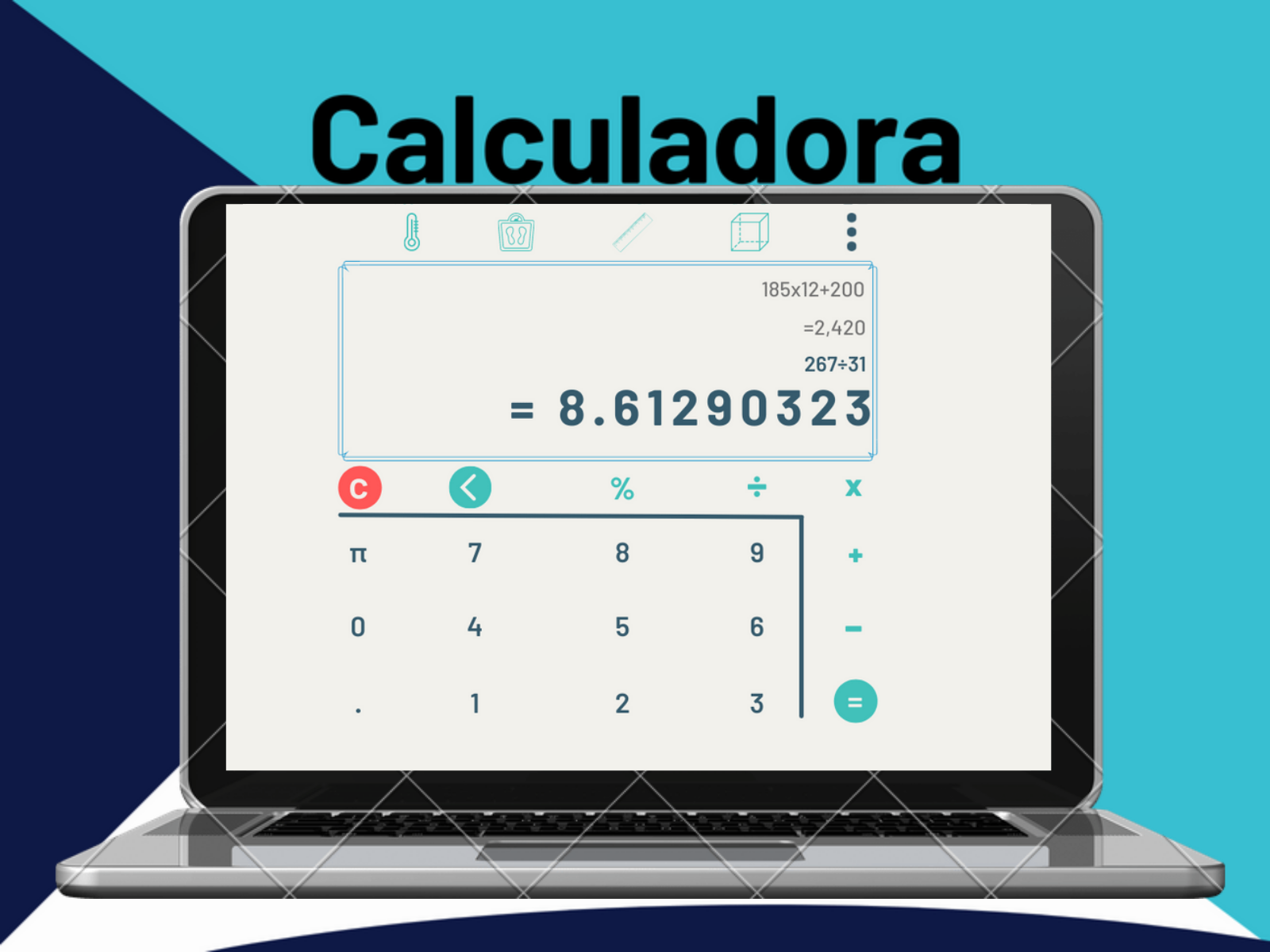 Calculator by Emanuel Badillo on Dribbble