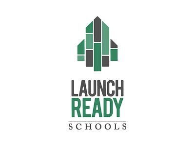 LaunchReady Schools Logo brand launch logo logo design school startup