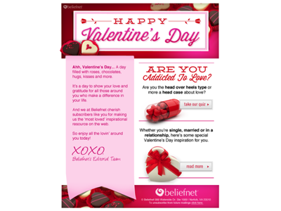 Valentines Email