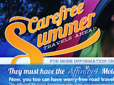 Carefree-Summer Text summer text typography