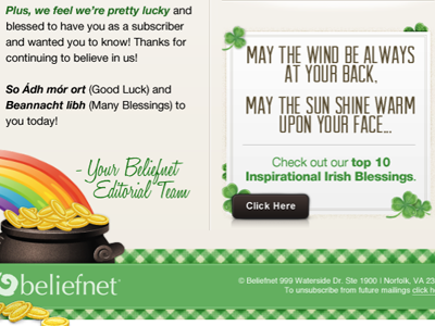 St Pats Day Email 3 clover email green plaid saint patricks day st paddys day st patricks day