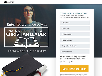 Christian EDU Landing Page