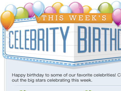 Celebrity Birthdays birthday celebrity marque