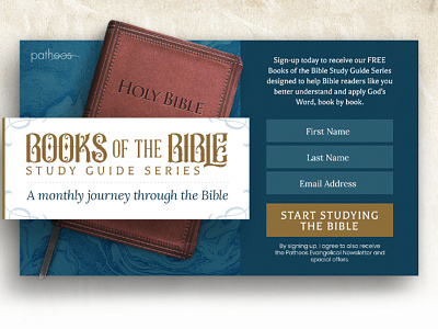 Books Of The Bible Form bible blue form header landing page sign up signup typography webpage