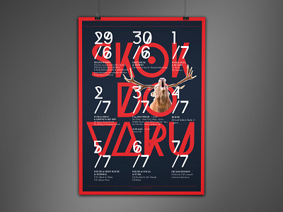 SKOK festival festival poster illustration music party event party flyer poster poster design typography