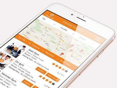 Jiyoactive App (GYM) splash uiux web designing