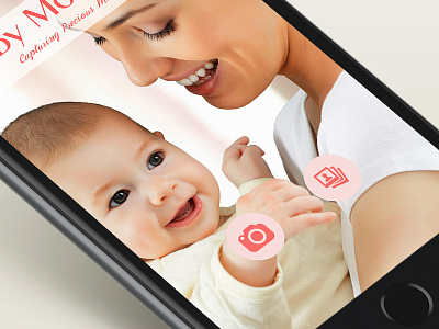 Baby Moments App for iOS and Android android app app waiting babies baby baby on board best expecting feed icons ios mobile profile shop