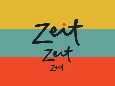 Zeit Time Travel branding