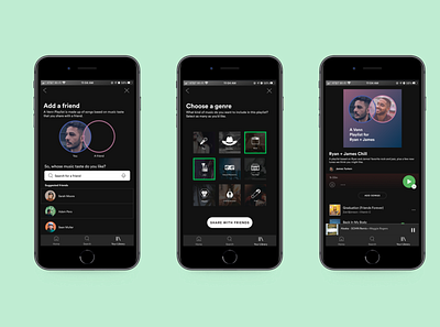 Spotify: Venn Playlist feature playlist spotify ui ui ux ux uxdesign uxui