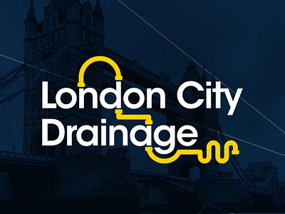 London City Drainage - Branding branding flat graphic design icon illustration logo minimal