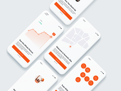 Strava Animated Onboarding Experience activity after effects animation bodymovin fitness health illustrations leaderboard motion design onboarding route sketch strava tracking app