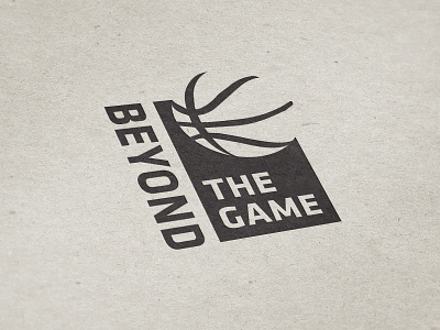 Beyond The Game logo ball basket basketball black game logo new company