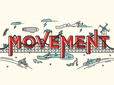 Movement Scene Illustration 