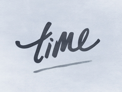 More, please. custom lettering script time type typography vector watercolor
