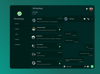 Dashboard for whatsapp dashboard design figma ui