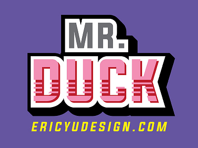 Mr. DUCK colorful design graphic design logo design portfolio