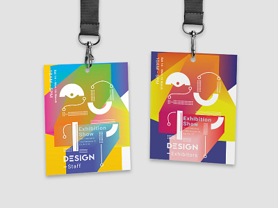 Design Exhibition  ID card design