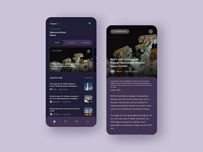 InSpace - Space News Reading App