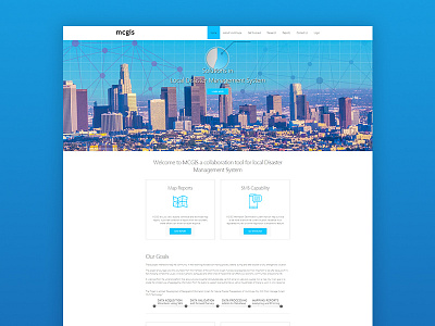 mcgis design development disaster management mcgis ui web webapp