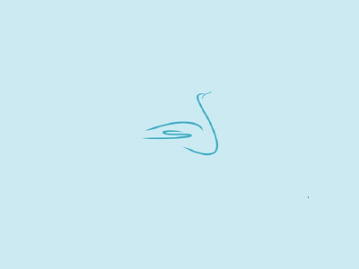 Swan Logomark icon illustration logo mark minimal swan