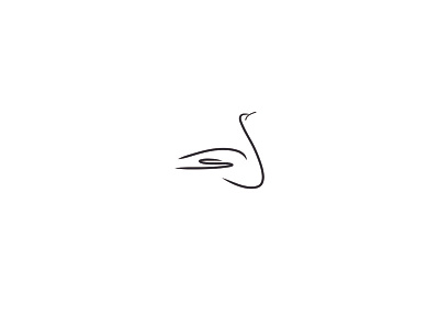 Swan Logomark No.2 icon illustration logo mark minimal swan