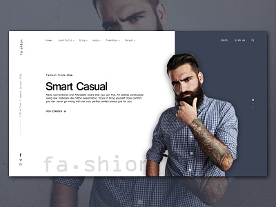 fa.shion website design designer landing page philippines ui ux web website