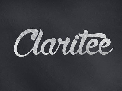 Claritee Logo calritee design designer lettering logo mark philippines tee typography