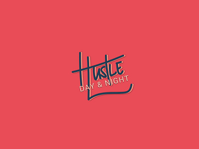 Hustle Logotype day designer dribbble hustle letterer lettering logo logotype night philippines ui ux