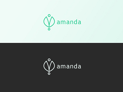 amanda logotype amanda creative designer developers house logo philppines ui ux web