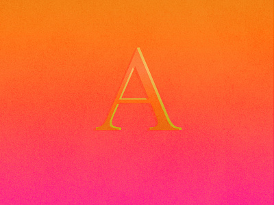 Letter A 36daysoftype a designer letterer typography ui ux web