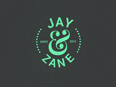 Jay & Zane Logo Since 2012 <3 brand couple creative designer logo love philippines ui ux wedding