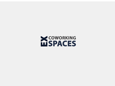 EX Co Working & Spaces Logo exploration