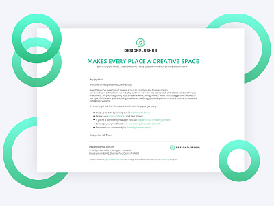 DesignplusHub Welcome Email Design