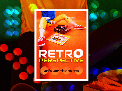 Retro Perspective Poster Design brand creative culture design daily designer identity philippines pop poster retro ui ux