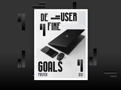 Define User Goals Poster Design brand creative daily design designer goals identity philippines poster ui user ux