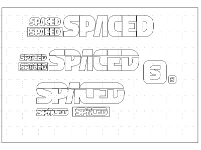 Variation of logos for #SPACEDchallenge branding challenge creative designer logo philippines space spaced spacedchallenge ui ux