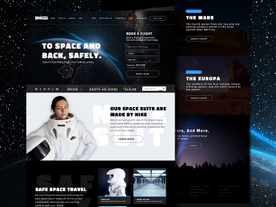 SPACEDchallenge Homepage Design brand creative design identity philippines space spaced spacedchallenge ui ux