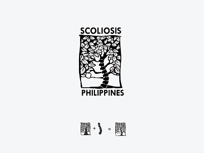 Scoliosis Philippines Logo branding creative designer identity logo philippines ui ux