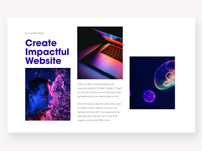 Create Impactful Website