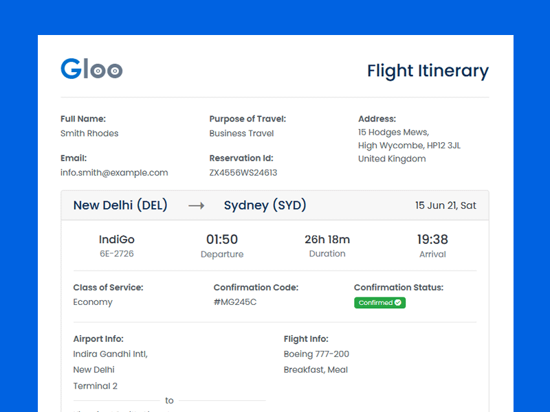 Free Itinerary HTML Template by Harnish Design on Dribbble
