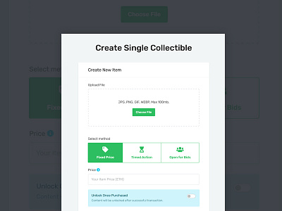 Create Collectible (NFT)