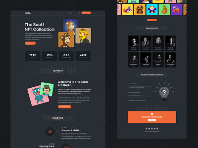NFT Minting and Collection Landing Page