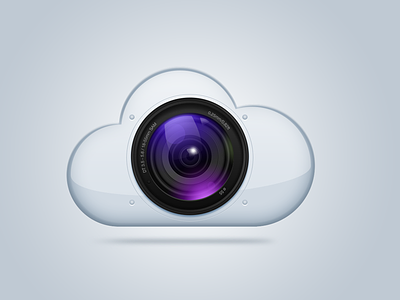Photo cloud camera cloud icon lens photo