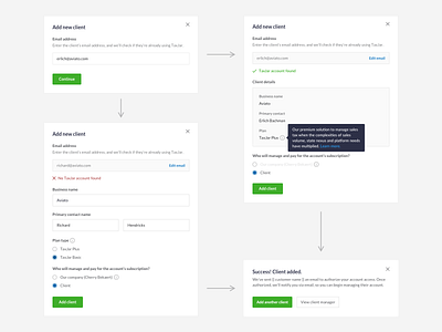 Conditional Invitation Flow by Kyle Ducharme on Dribbble