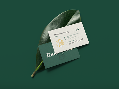 Rum & Co. Business Cards brand branding business card design business cards creative agency design nikao typography