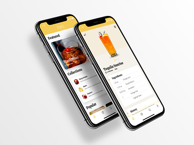 Rum & Co. App alcohol app cocktails drinks iphonex rum ui ux